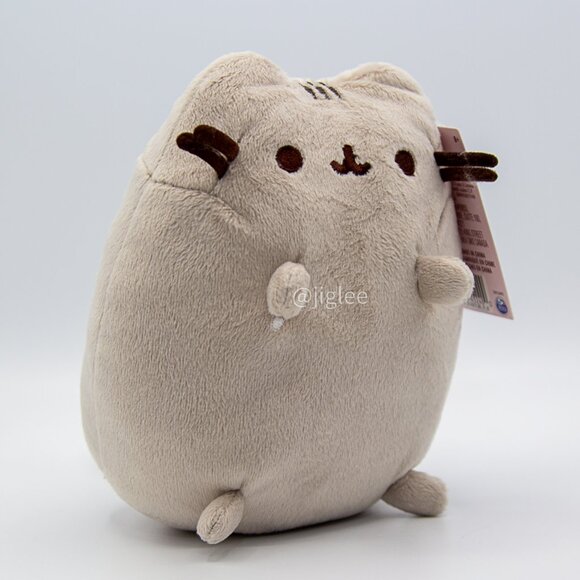 5" Pusheen Gray Cat with Gray Stripe / Spin Master Plush Toy Stuffed Animal BNWT - Picture 4 of 4